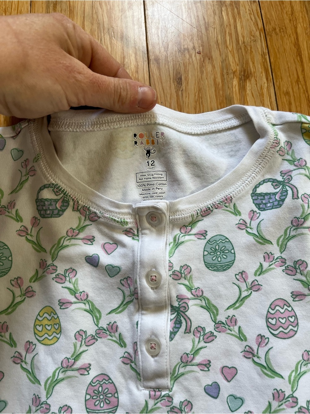 Roller Rabbit Easter pajama set - Picture 2 of 3